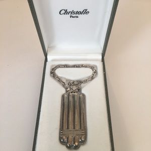 Christofle Silver Plated Key Chain